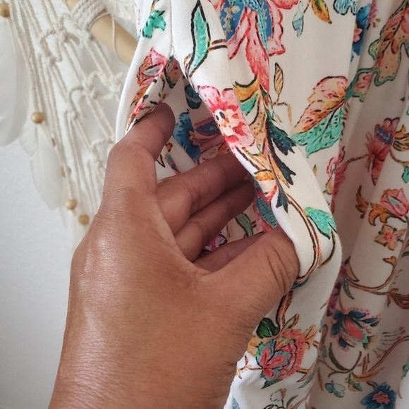 Tolani Elma Dress Floral Fringe Crochet - Picture 7 of 11